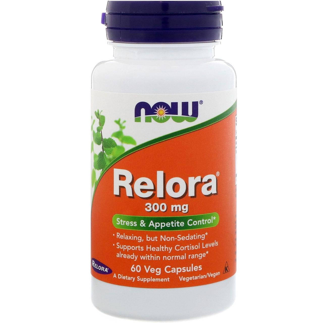 

Снижение кортизола, релора, Relora, Now Foods, 300 мг, 60 капсул