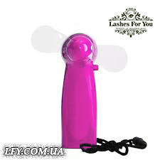 

Мини-вентилятор для ресниц розовый