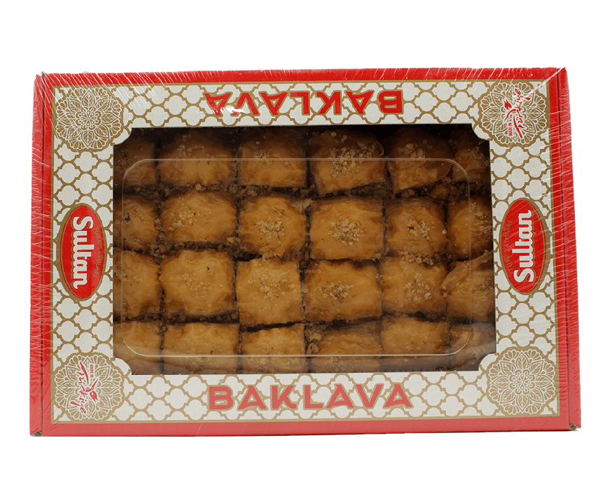 

Пахлава персидская с грецким орехом Baklava Sultan 1кг.