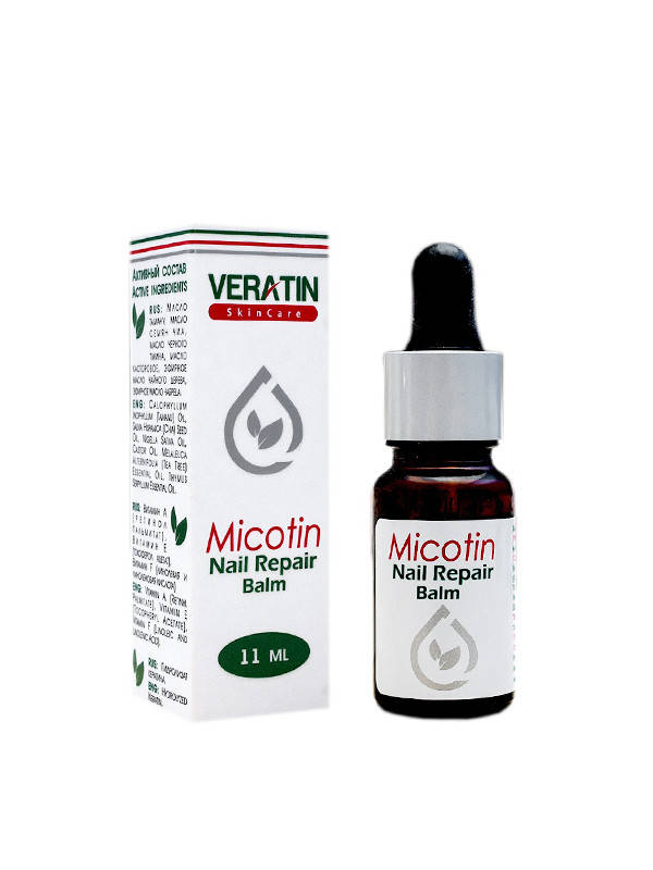 

Бальзам-концентрат Veratin Micotin для відновлення нігтів 11 мл