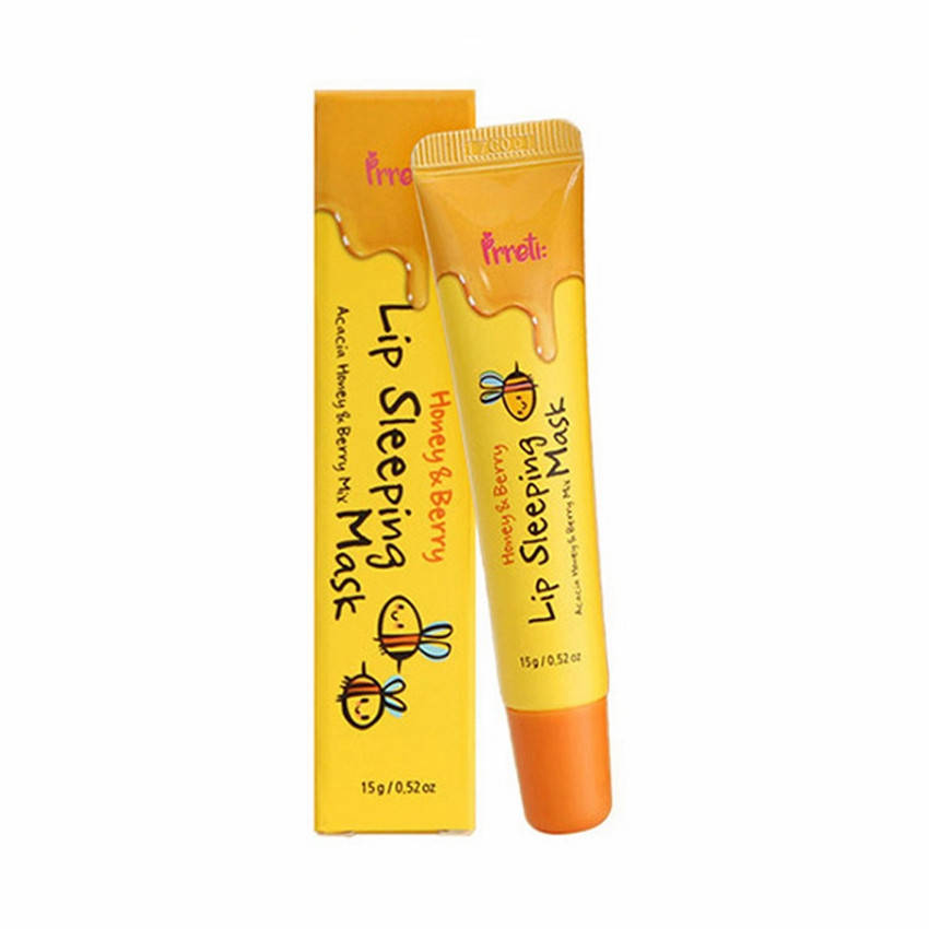 

Маска для губ на основе пчелиного воска PRRETI Honey & Berry Lip Sleeping Mask 15g