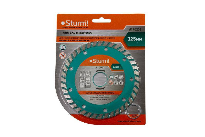 

Алмазный диск отрезной Sturm 5170202 Турбо