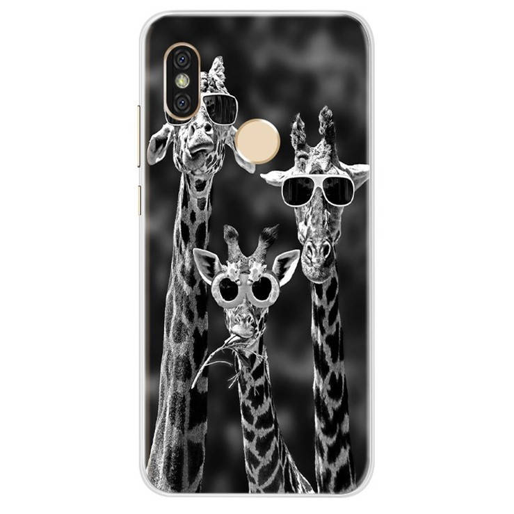 

Чехол Print для Xiaomi Redmi Note 5 / Note 5 Pro Global силиконовый бампер Giraffes