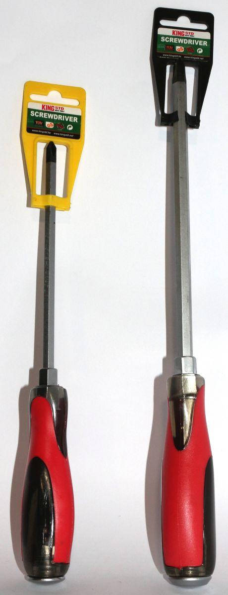 

Отвертка KING STD KS-1416 PH2*6.35*150mm крестовая