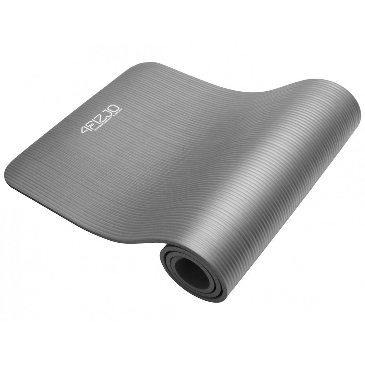 

Коврик (мат) для йоги и фитнеса 4FIZJO NBR 1.5 см 4FJ0144 Grey, Серый