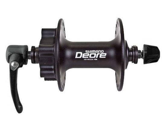 

Втулка передняя Shimano Deore HB-M525 32 отверстия под диск черный