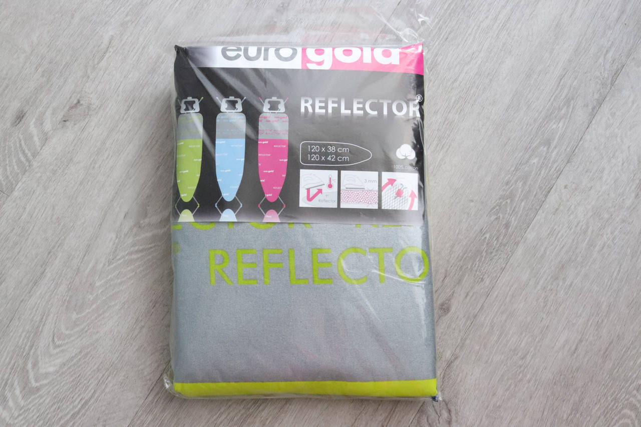 

Чехол на гладильную доску Reflector, ТМ Евроголд, 120*38 см Салатовый