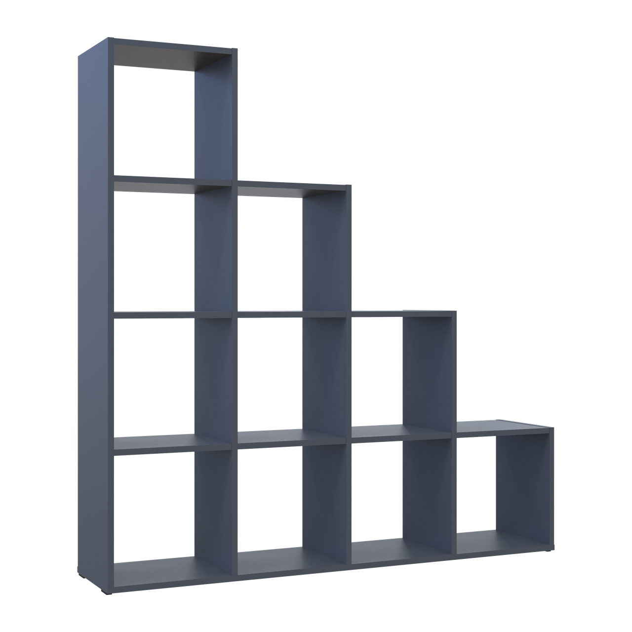 Стелаж Doros Степ 4х4 Графіт відкритий 136.2х28.8х140.7 (41516167) 7