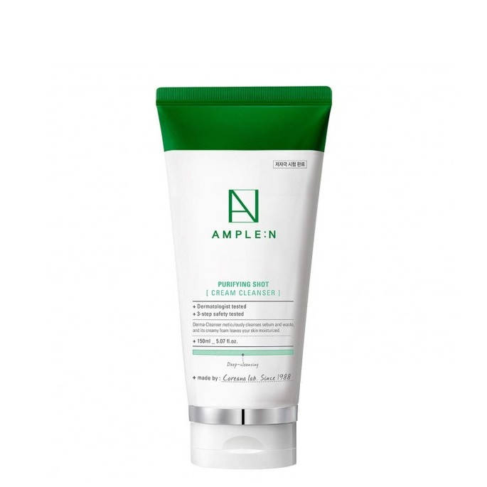 

Очищающая кремовая пенка Coreana AMPLE N Purifying Shot Cream Cleanser
