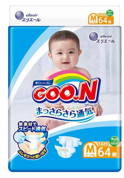 

Goo.N Подгузники M (6-11кг) 64 шт