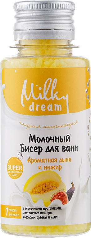 

Milky Dream Бисер для ванн "Ароматная дыня и инжир" 80 г.