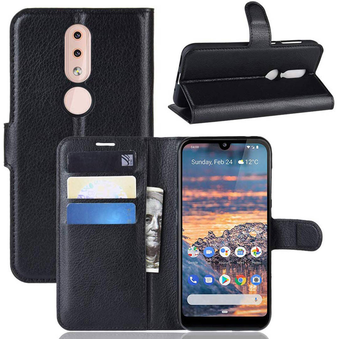 

Чехол-книжка Litchie Wallet для Nokia 4.2 Черный