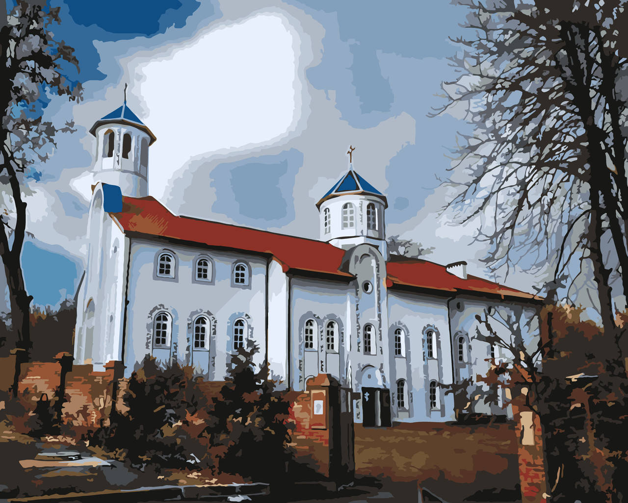 

Картина по номерам Origami Города Украины Мариуполь LW 3150 50*40 производство Украина