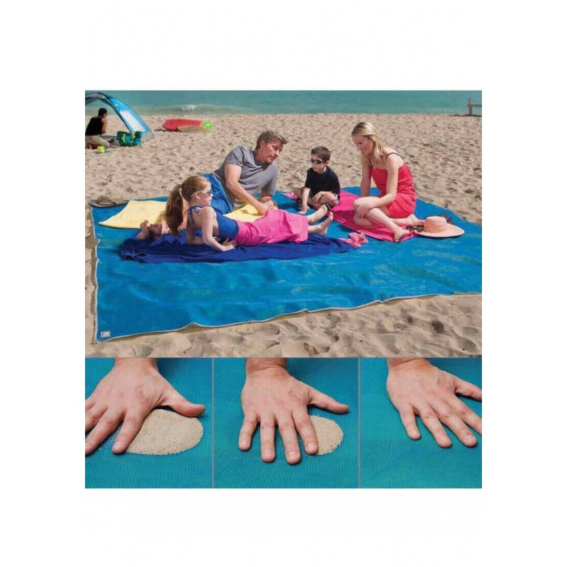 

Пляжный коврик покрывало подстилка анти-песок Sand Free Mat 2м на 1.5 м
