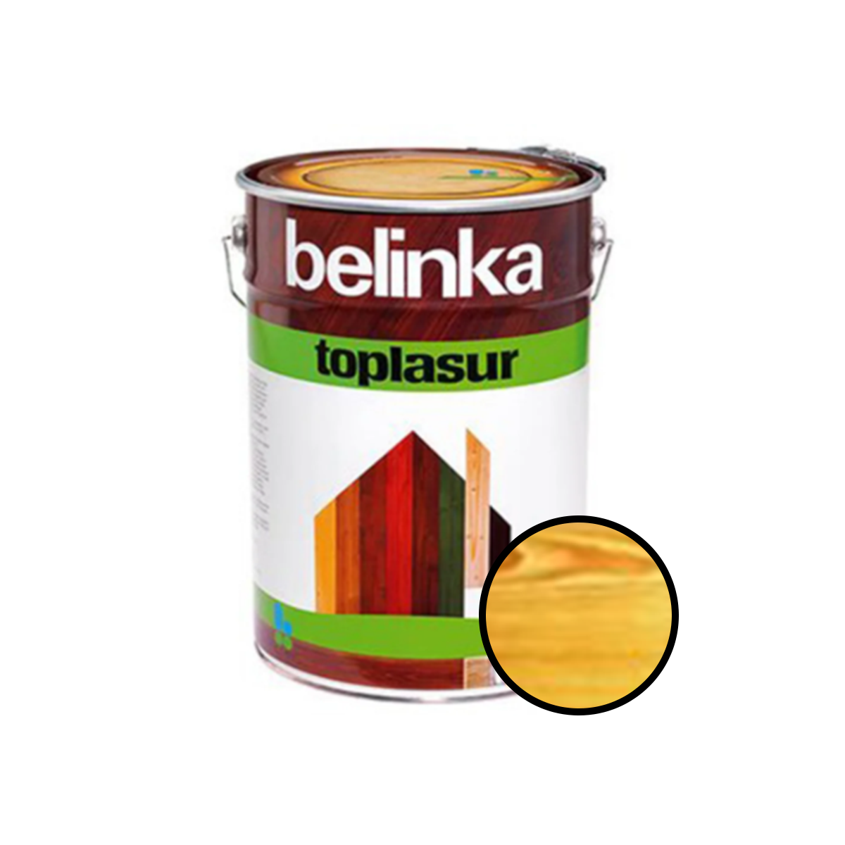 

Лазурь для дерева Belinka Toplasur №25 пиния полуглянец 10л