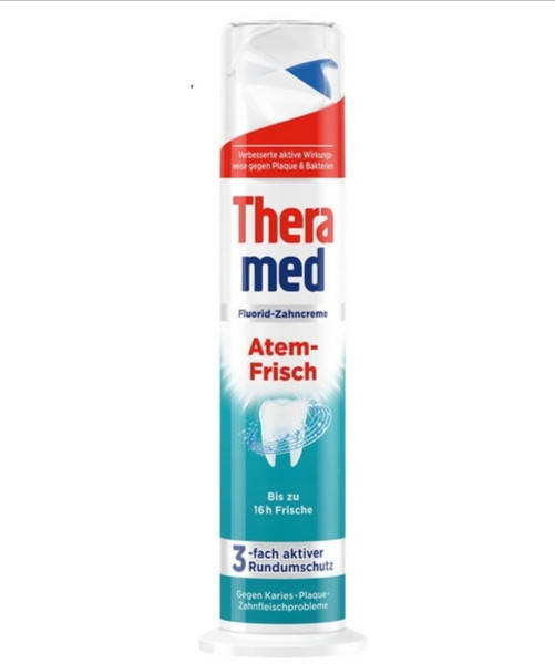 

Зубная паста Theramed Atem-Frisch с дозатором 100ml
