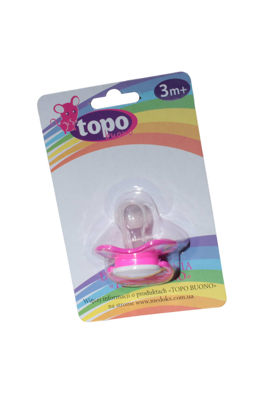 

Пустышка силиконовая обычная Topo 3+