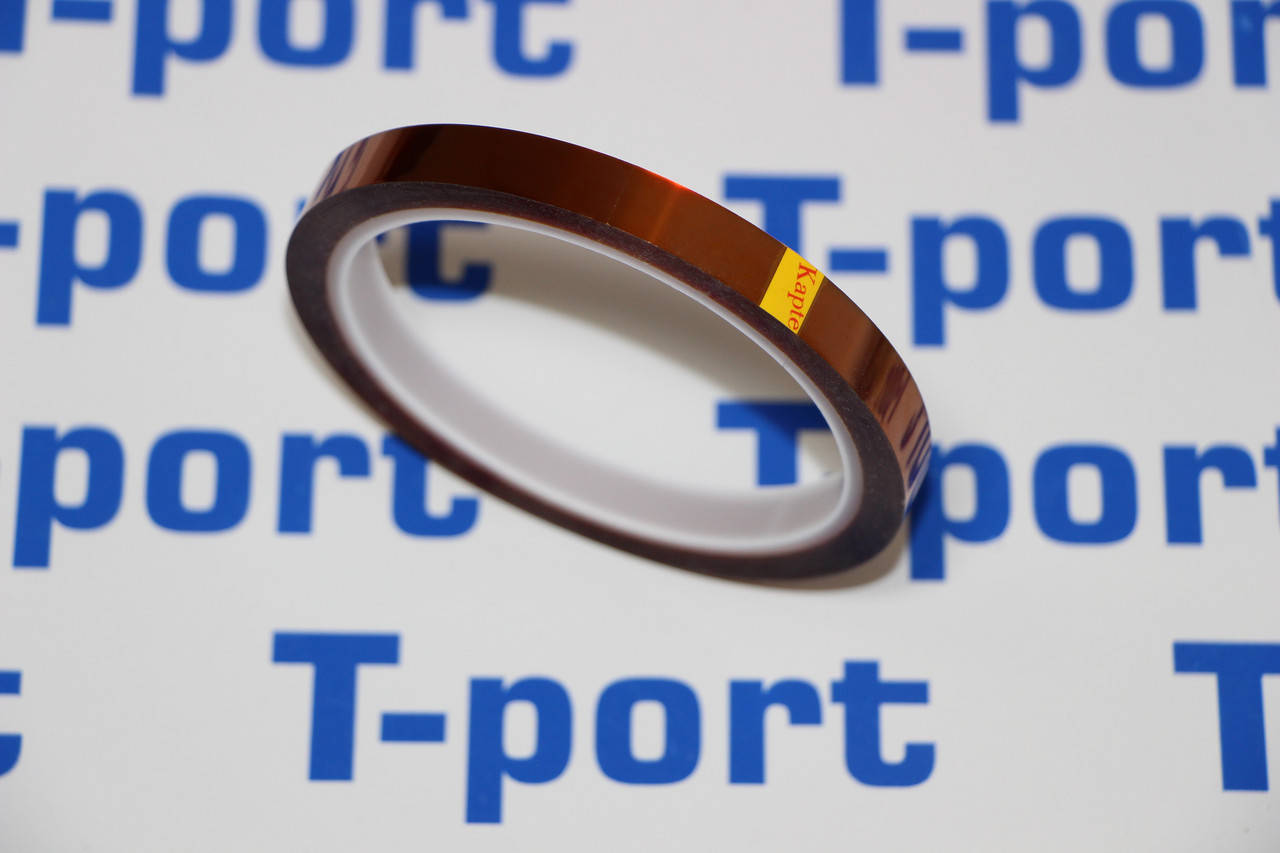 

Термостойкий каптоновый (полиамидный) скотч Kapton 12mm×33m×0,06mm