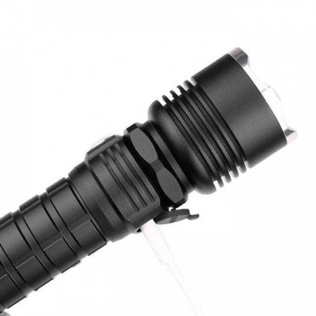 

Противоударный ручной аккумуляторный Фонарь Bailong 515-P50 фонарик 1500 Lumen Черный