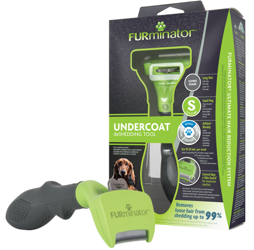 

Furminator Long Hair S для длинношерстных собак малых пород