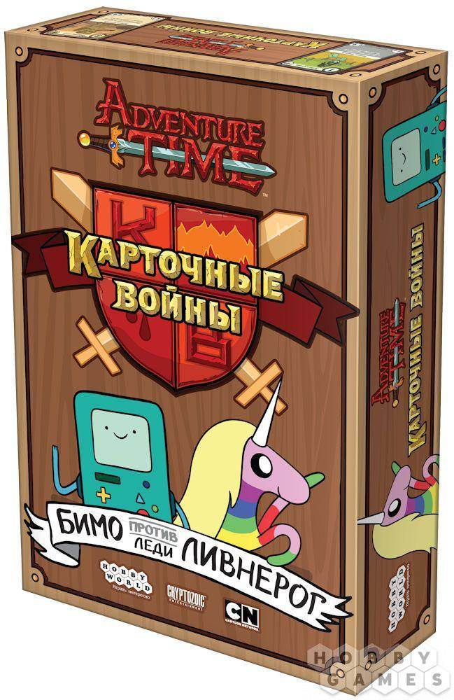

Настольная игра Время приключений: Карточные войны. Бимо против леди Ливнерог