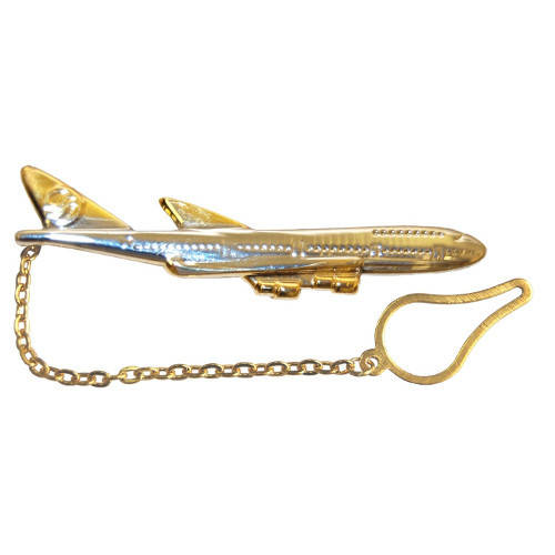 

Зажим для галстука самолёт Метал.