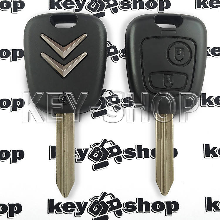 

Корпус ключа для Citroen Xsara, Berlingo, Picasso (Ситроен Ксара, Берлинго, Пикассо) 2 - кнопки лезвие SX 9