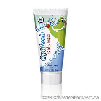 

31133 Детская зубная паста ОПТИФРЕШ КЛУБНИКА Oriflame Орифлейм