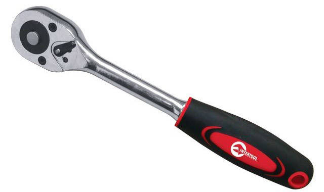 

Рукоятка с храповым механизмом (трещотка) 1/2" 45 зубцов INTERTOOL HT-2119