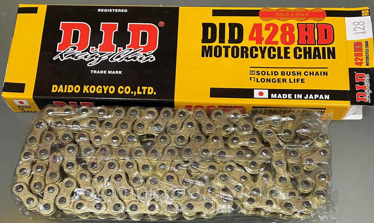 

Цепь 428 шаг 118 звеньев D.I.D. Gold Taiwan