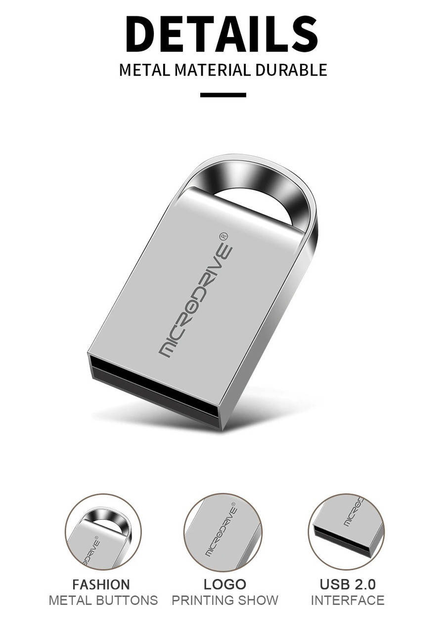 

USB флешка 32 GB. Металлический водонепроницаемый корпус Графитовый (Темно серый)