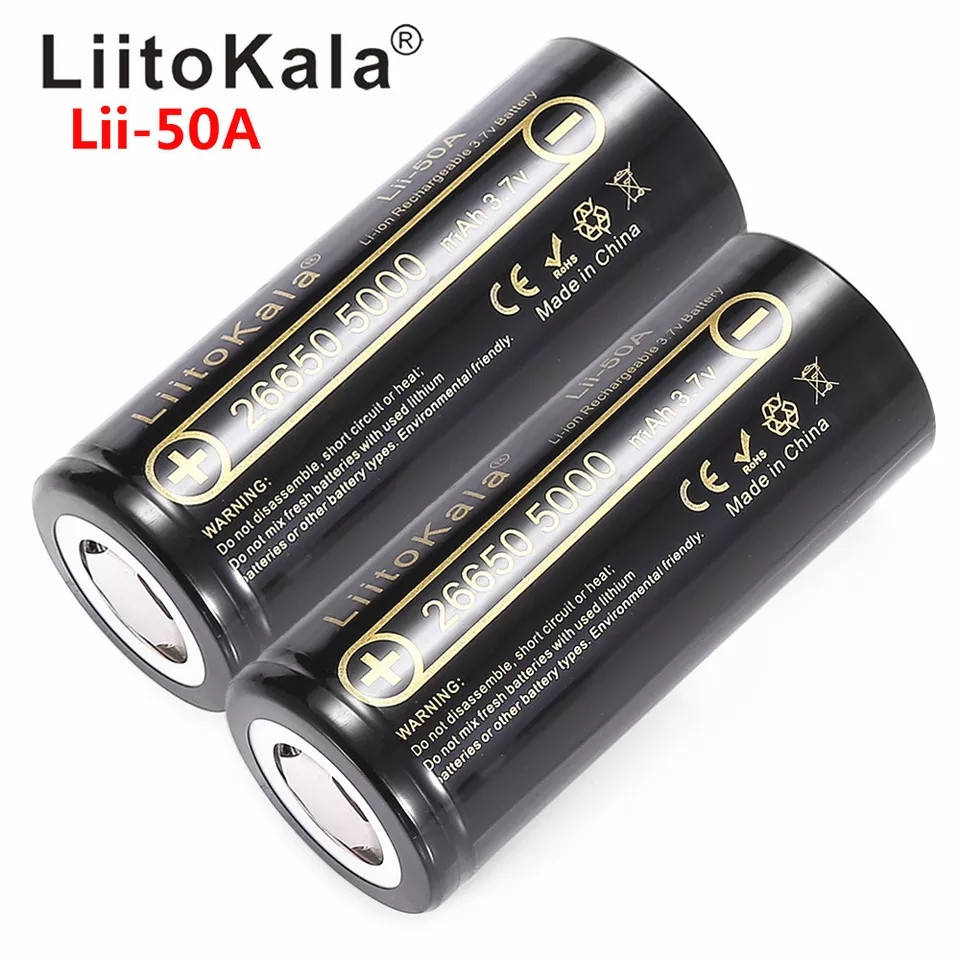 

Батарейка аккумуляторная Liitokala 26650 Li-ion 5000 мAh Оригинал