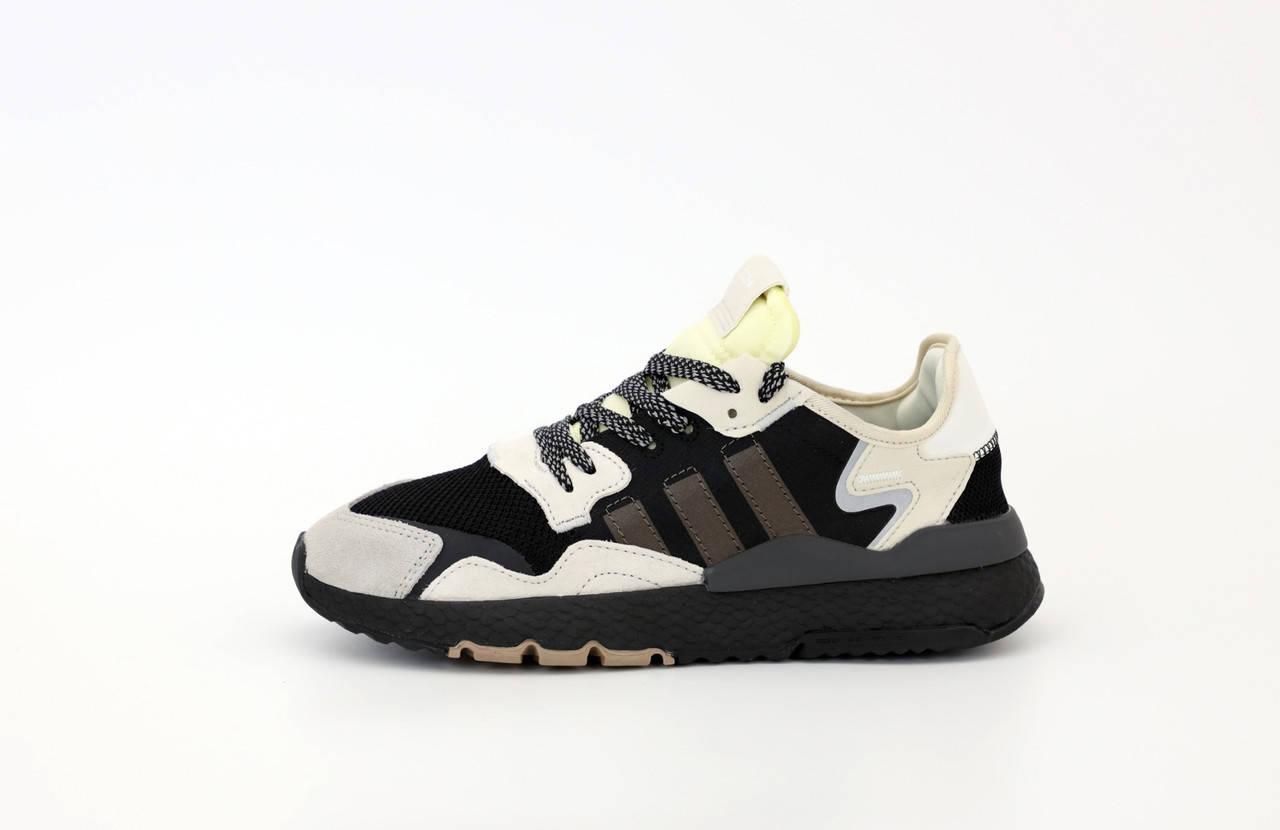 

Мужские кроссовки Adidas Nite Jogger Black-Grey (Черно-серые), Черный