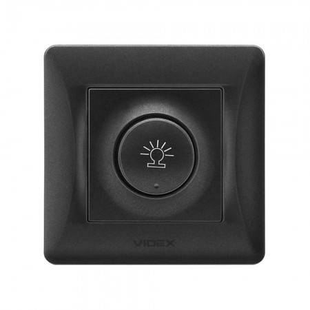 

VIDEX BINERA Диммер черный графит 600Вт (VF-BNDM600-BG) (16/96)