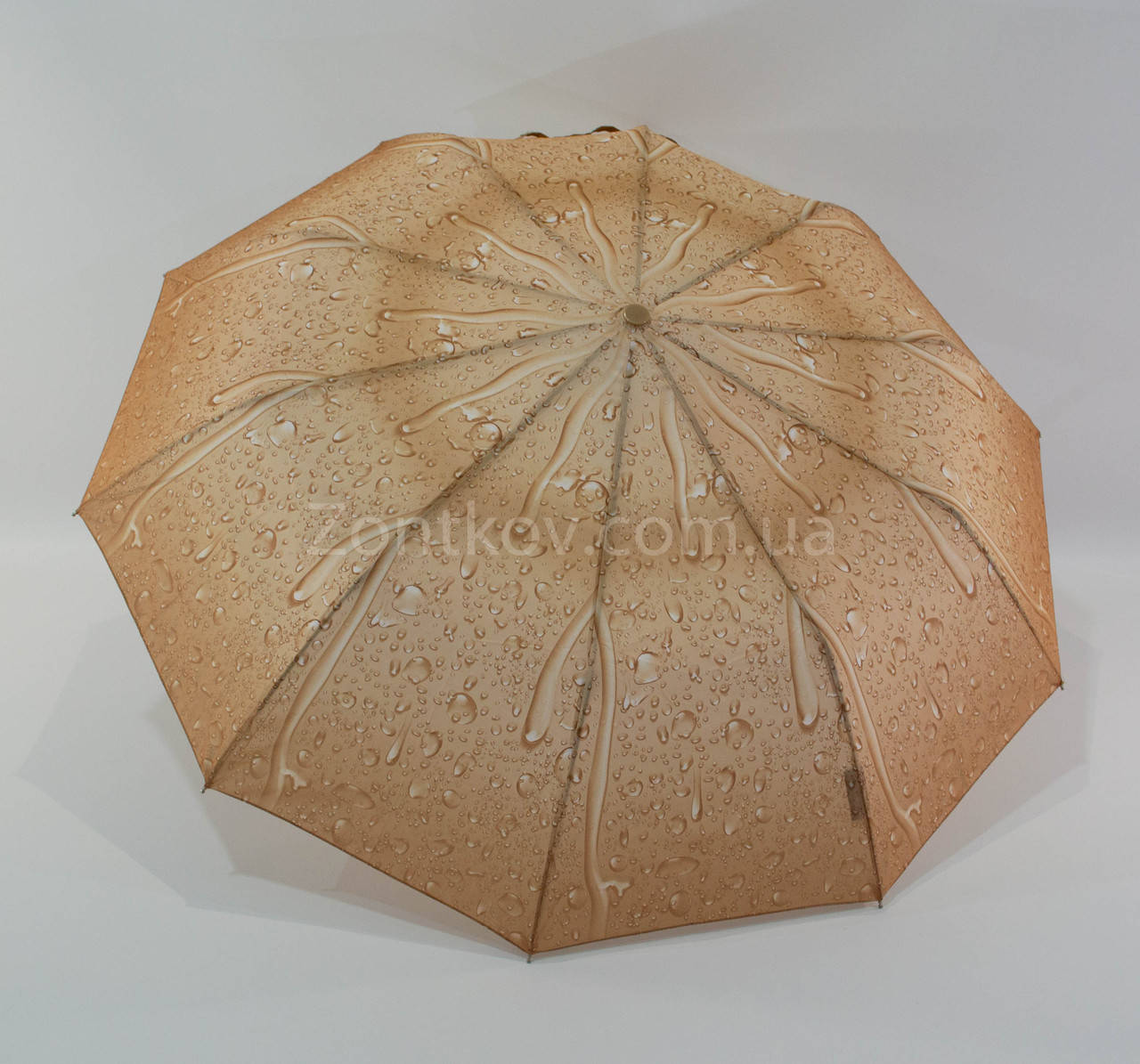 

Складной женский зонт SL полуавтомат "капли дождя" на 10 спиц