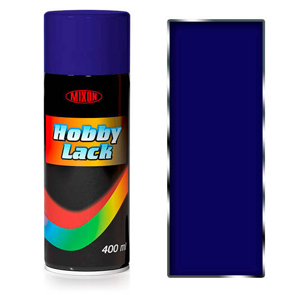

Краска аэрозольная в баллончиках Hobby Lack 400мл. Синяя 830, Синий