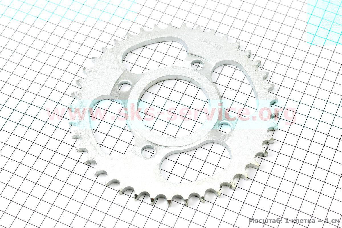 

Звезда задняя WY125 - 428-41Т - d=58; 4отв.*90mm (ZS125J спицы), тип 1 (321022)