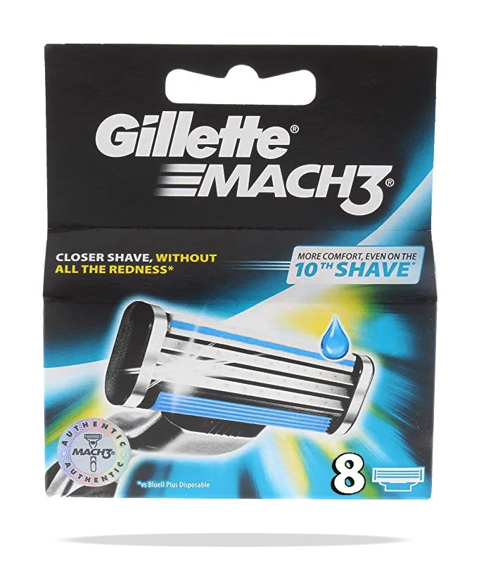 

Сменные кассеты для бритья Gillette Mach3 8 шт