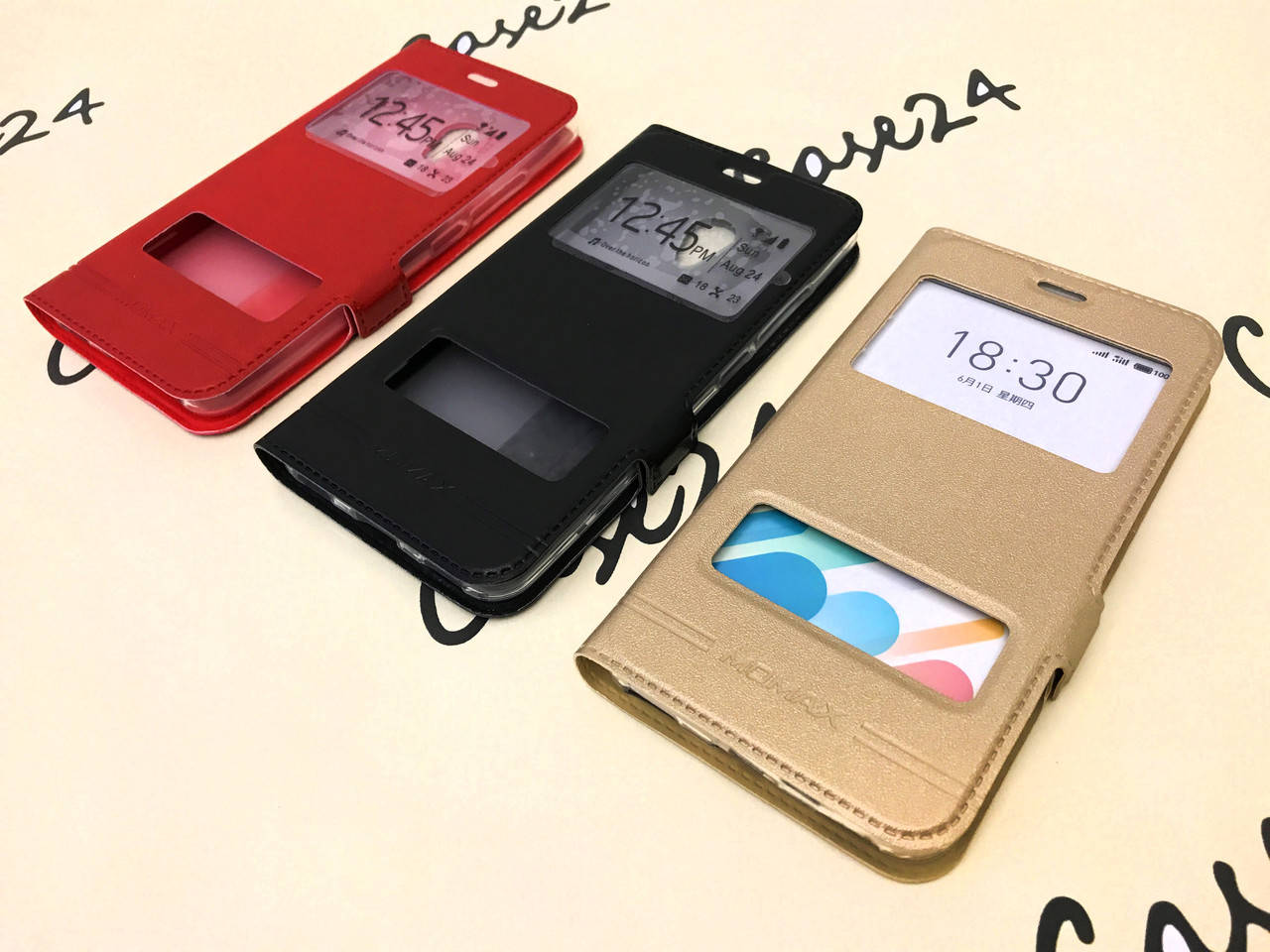 

Чехол книжка Momax для Meizu M5C (3 цвета), Разные цвета