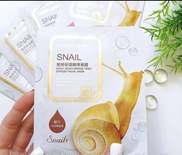 

Тканевая маска для лица с экстрактом муцина улитки HCHANA, 30g.