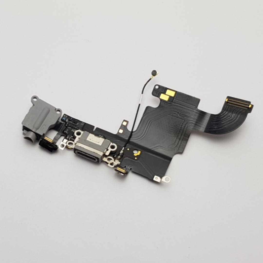 

Шлейф зарядки Apple iPhone 6s серый Сервисный оригинал с разборки