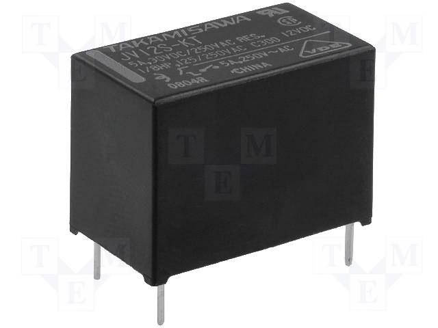 

JV-12S-KT Реле 12V / 5A 250VAC