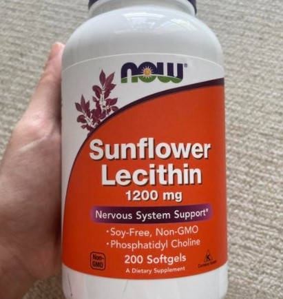

Лецитин подсолнечный Now Foods Sunflower Lecithin 1200 мг 200 капсул
