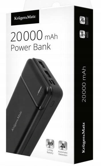 

Power bank Kruger & Matz 20000 mAh Li-pol KM0906