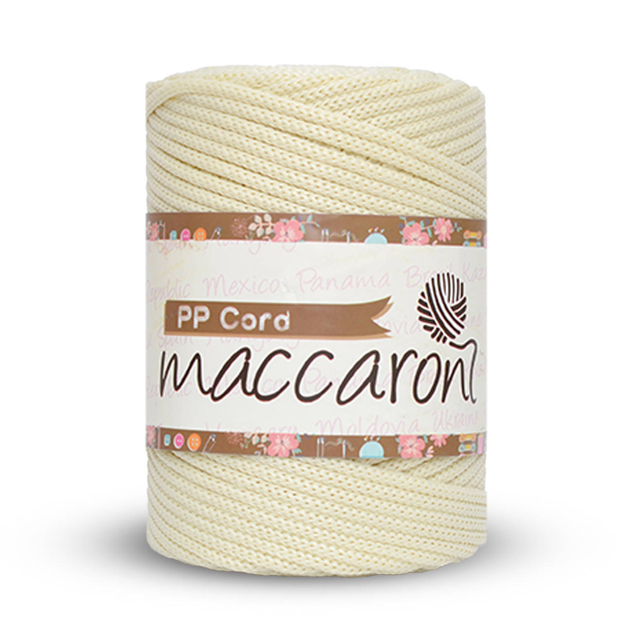 

Шнур поліпропіленовий Maccaroni PP Cord 5 mm Пломбір