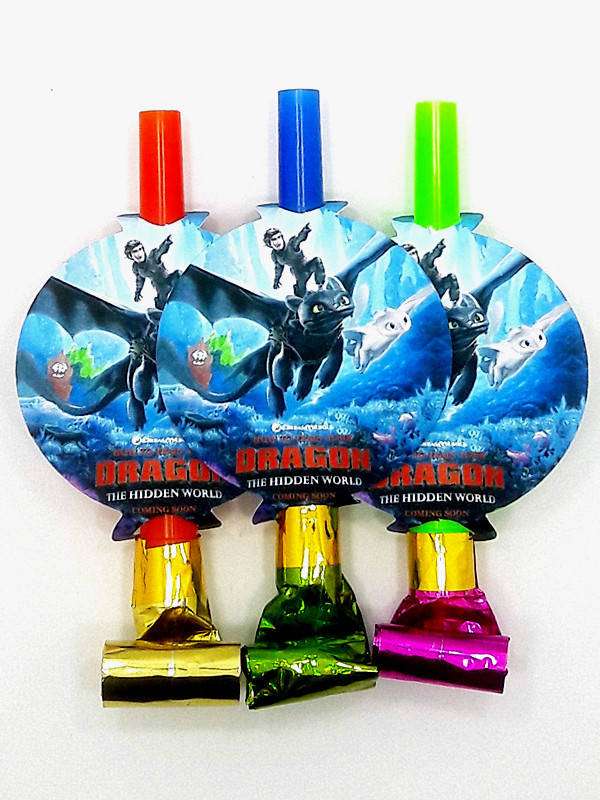 

Язычки - гудки "Как приручить дракона" карнавальные (6 шт/уп) малотиражные -