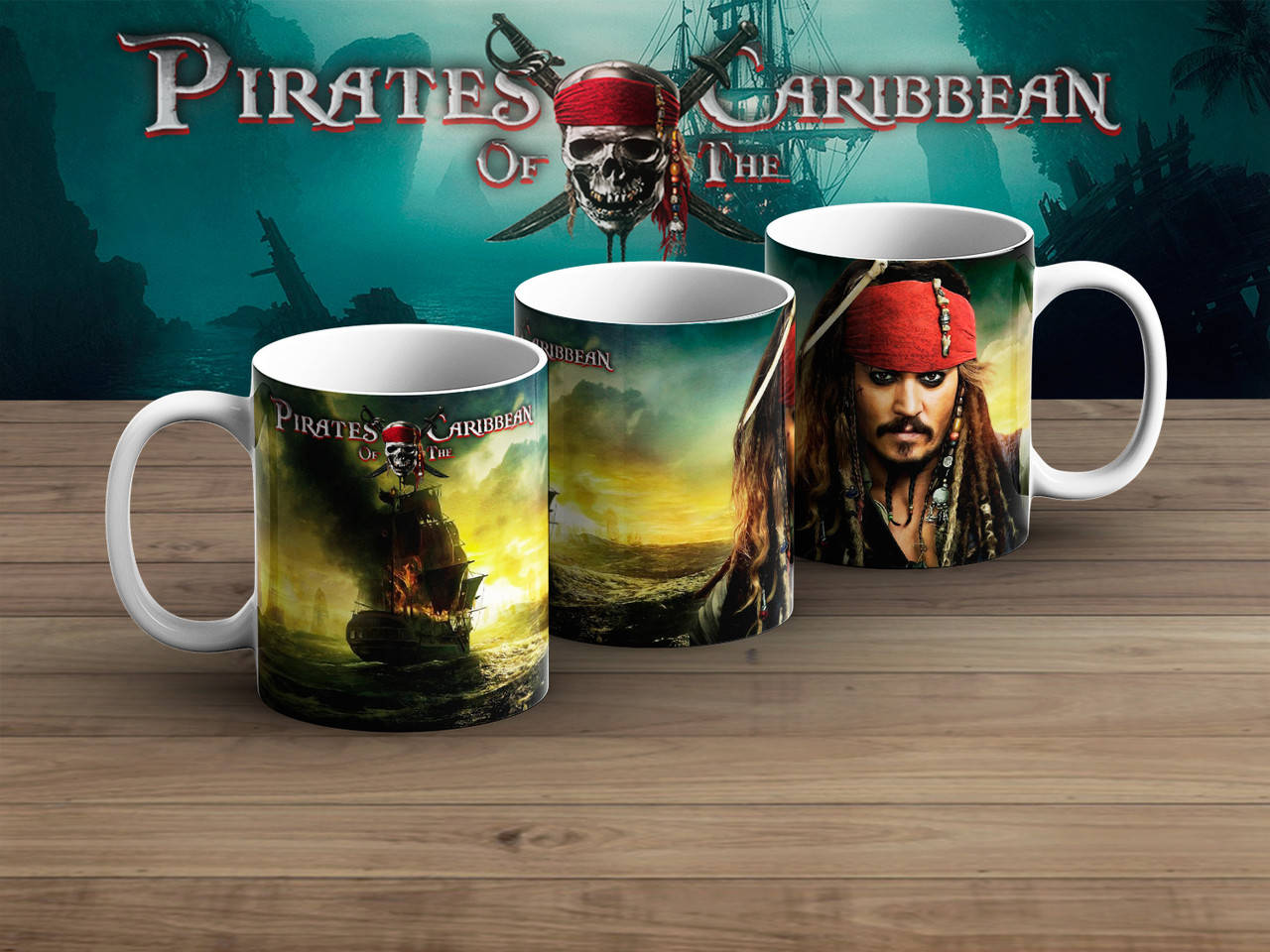 

Чашка Пираты Карибского моря "Воробей" / Pirates of the Caribbean