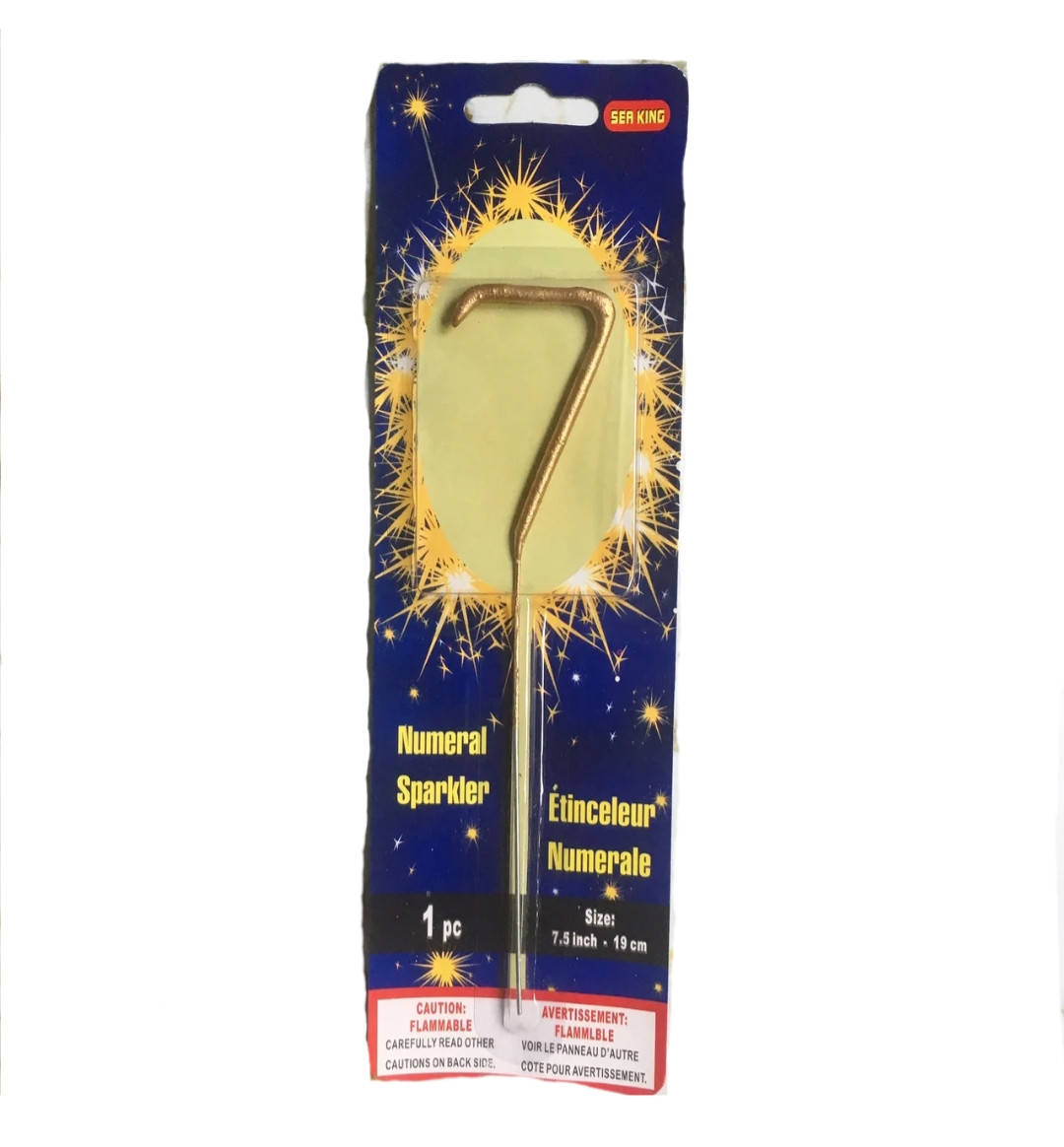 

Свеча Цифра бенгальский огонь 7