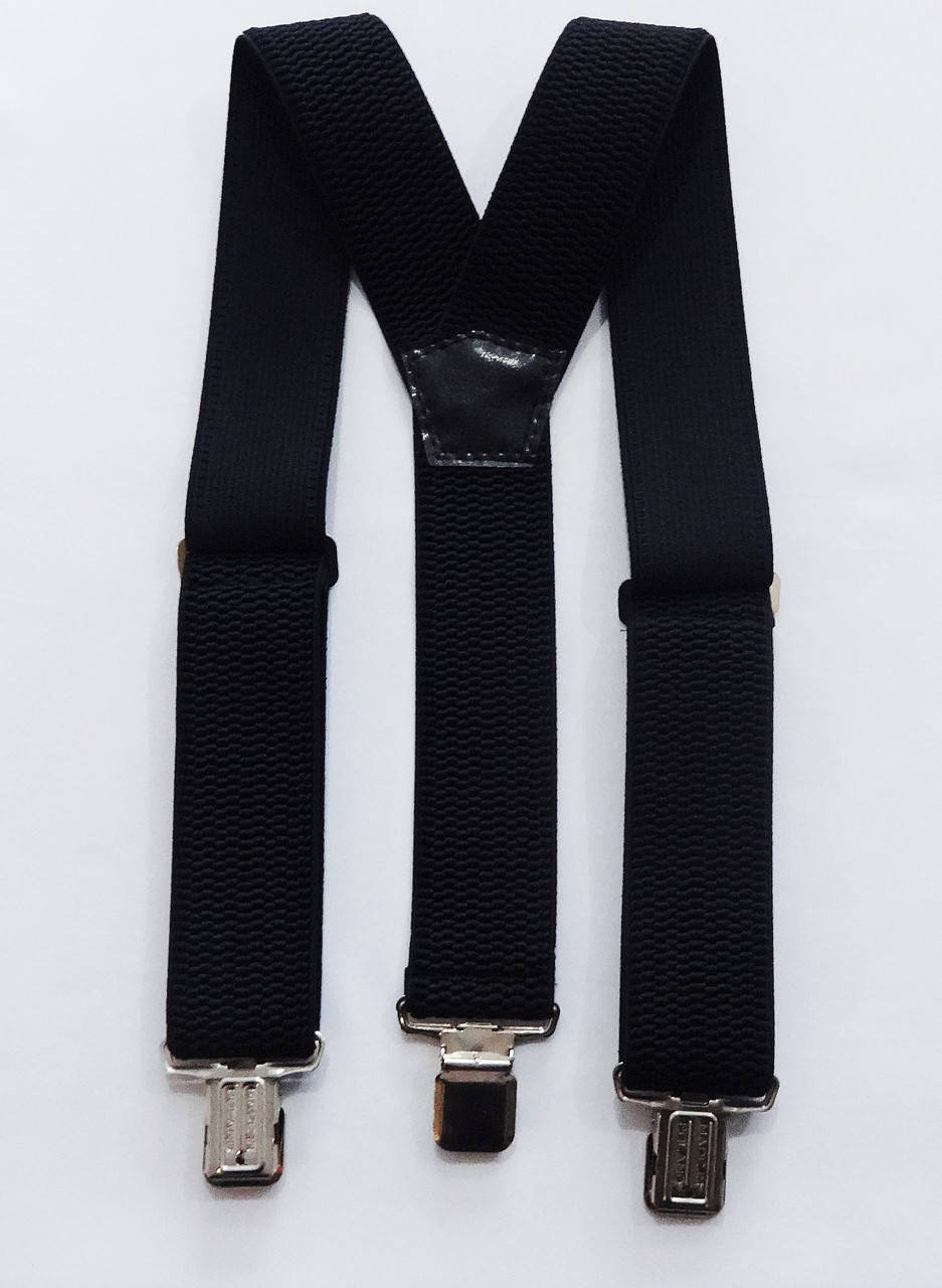 

Подтяжки мужские 1 зажим 50 мм черные