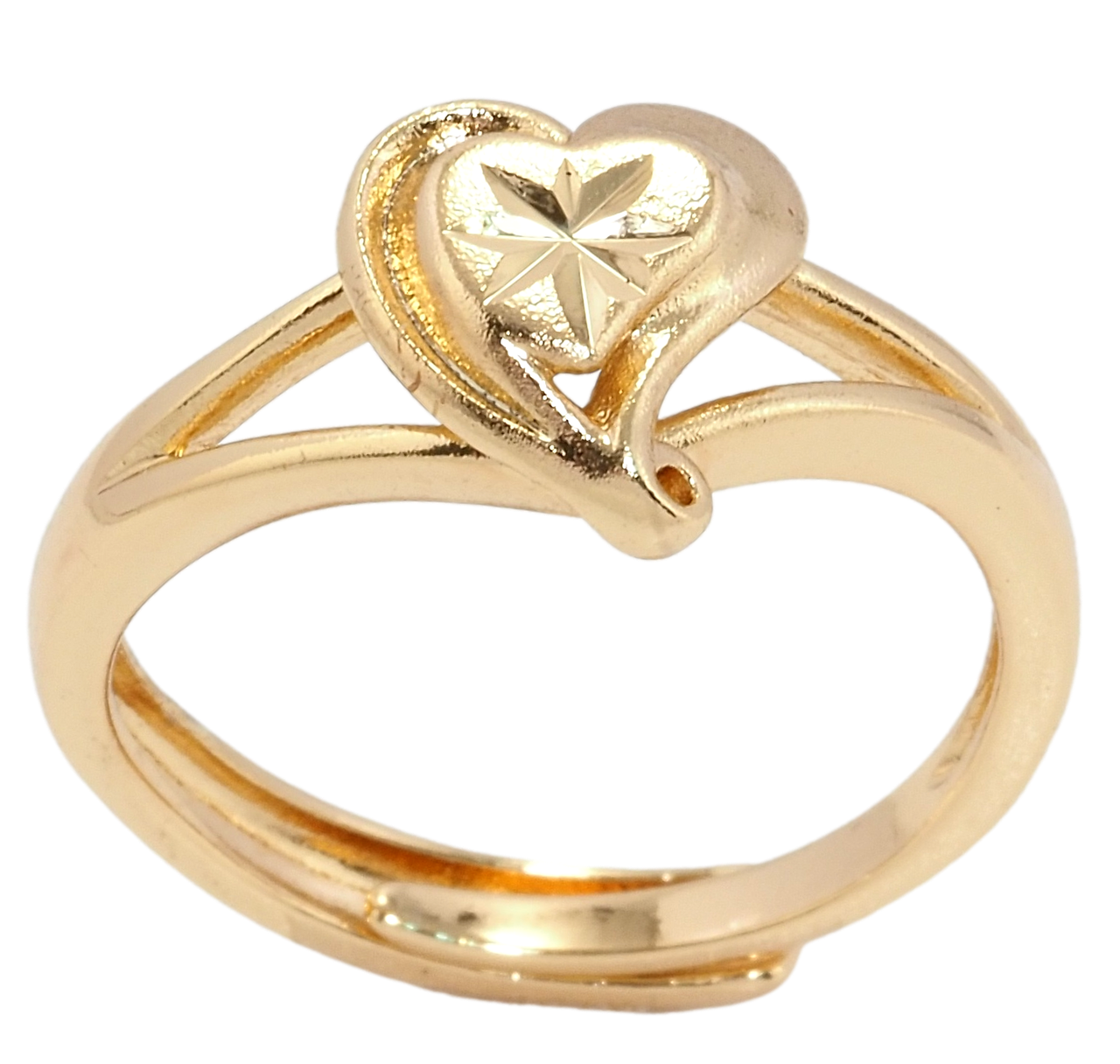 

Кольцо Xuping Позолота 18K "Сердце" р.17-18